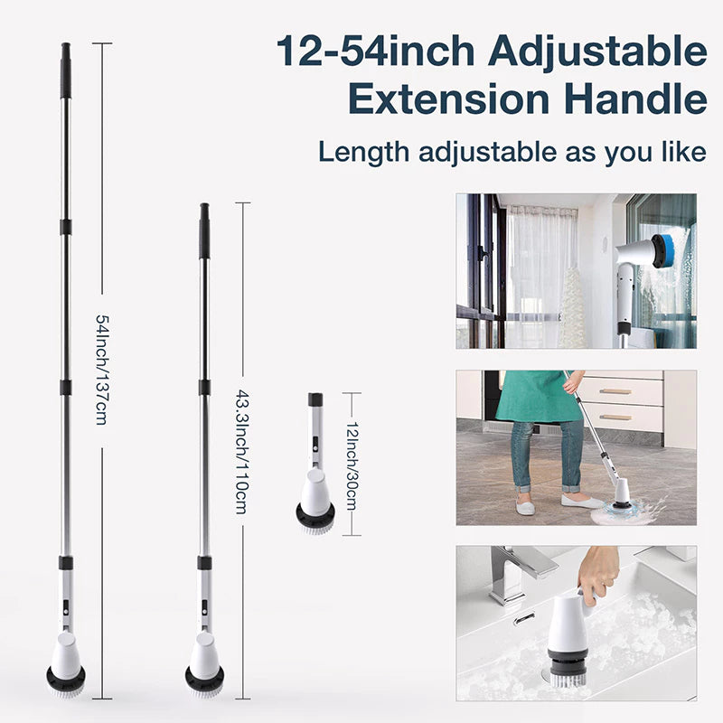 Handheld 8-in-1 Cleaning Brush – For Bathroom & Kitchen