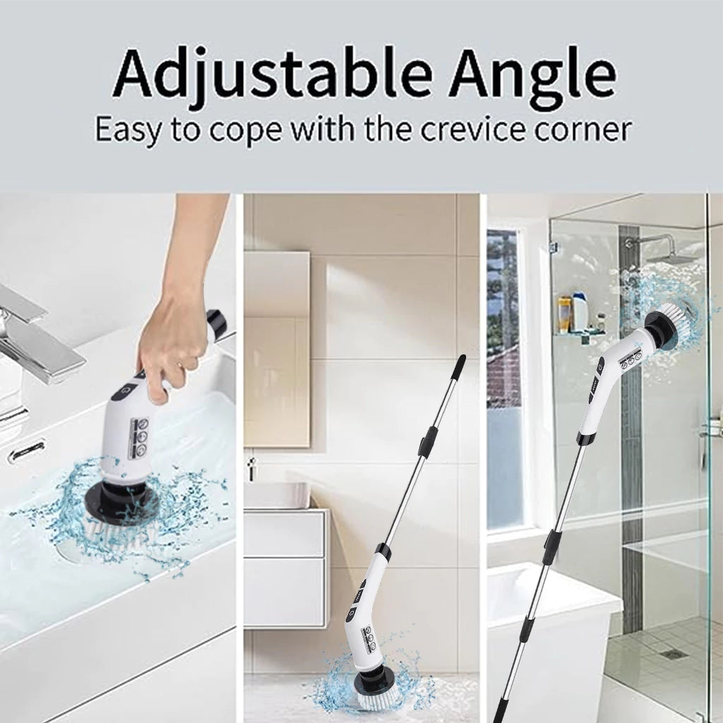 Handheld 8-in-1 Cleaning Brush – For Bathroom & Kitchen