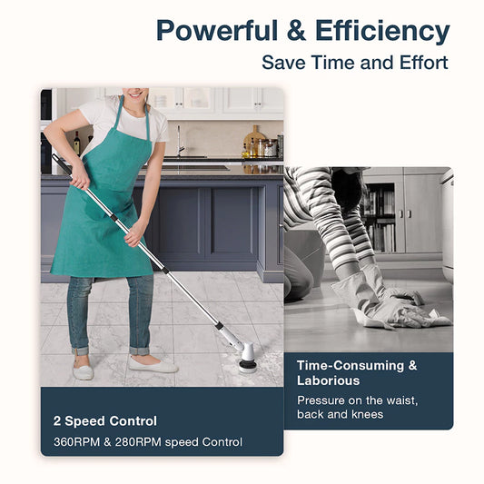 Handheld 8-in-1 Cleaning Brush – For Bathroom & Kitchen